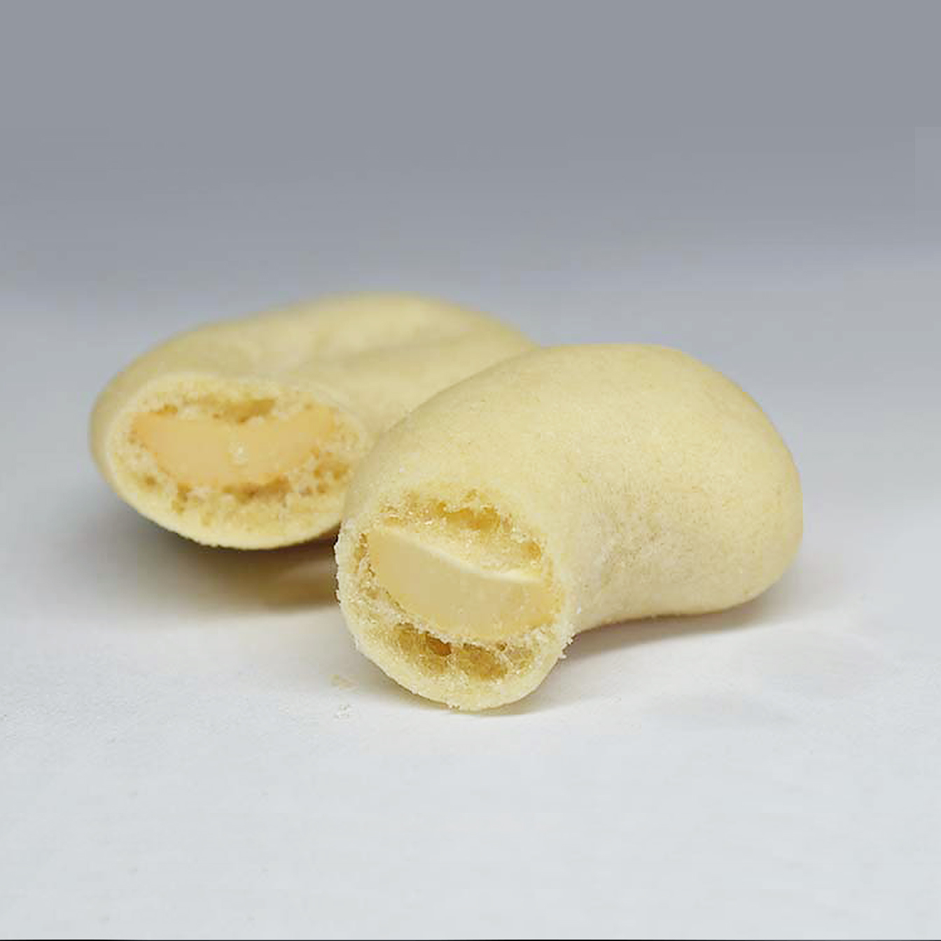 豆菓子の断面